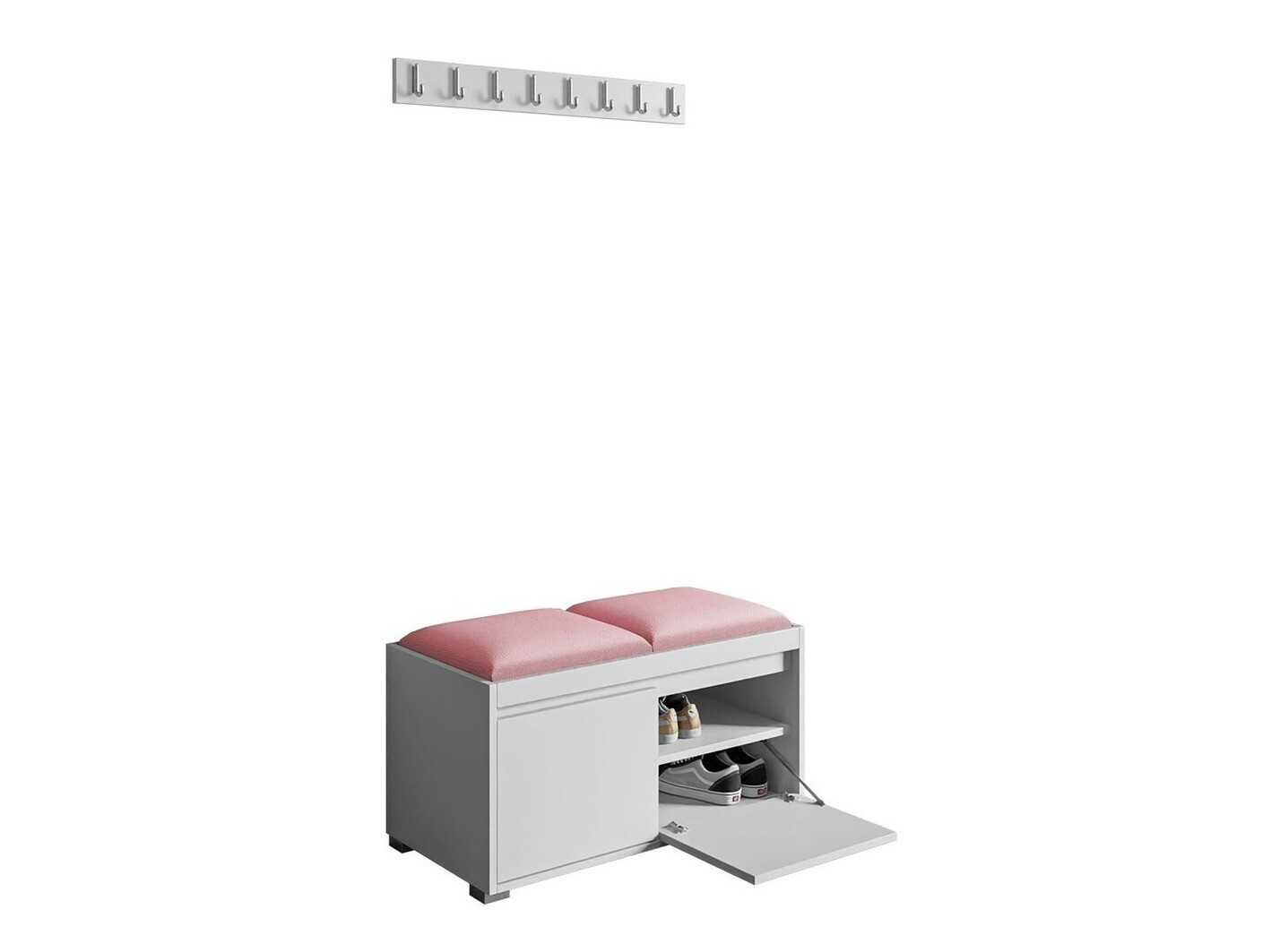 Прихожая Comfivo 386 (Белый + Manila 09)