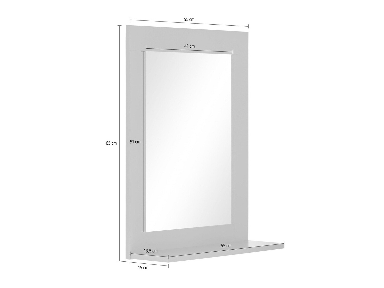 Spogulis Elmvene 107 (Balts)