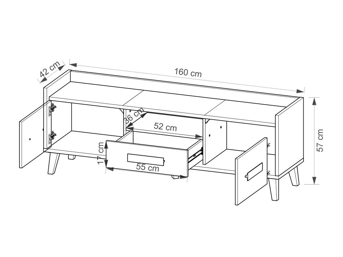 TV galds Oderevu 106