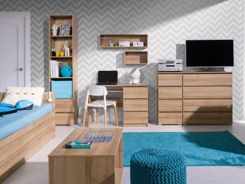 Žurnālu galdiņš Cirdora 109 (Riviera ozols)