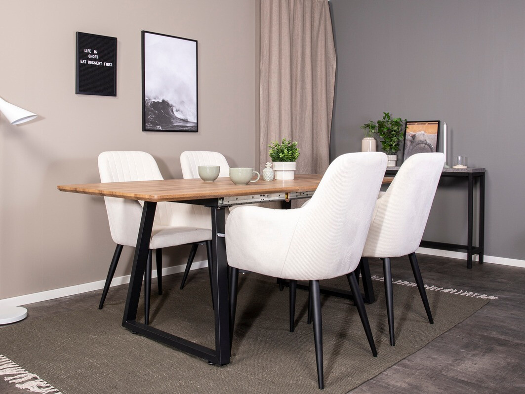 Krēsls Dallas 155 (Bēšs + Melns)