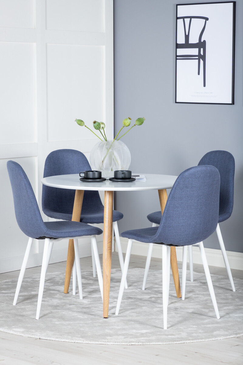 Krēsls Dallas 201 (Zils + Balts)