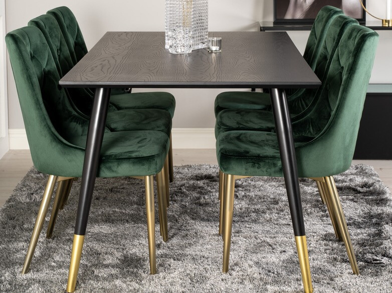 Krēsls Dallas 203 (Zaļš + zelta)