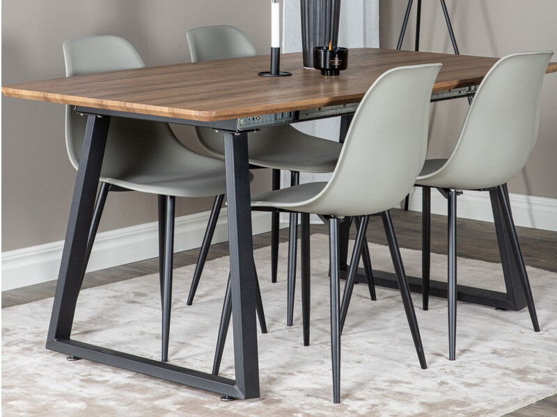 Стул Dallas 198 (Серый + Чёрный)