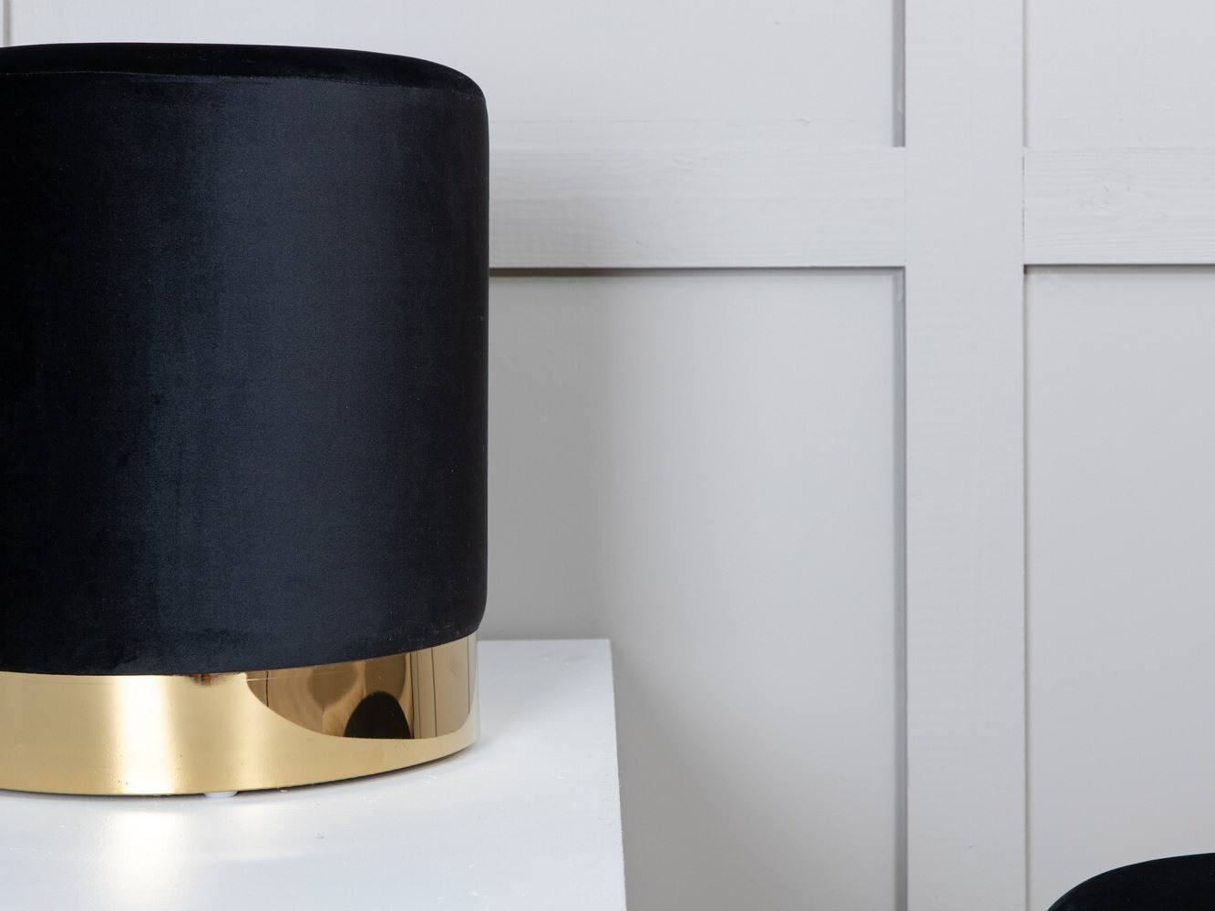 Pufs Dallas 2936 (Melns + Spīdīgi dzeltens)