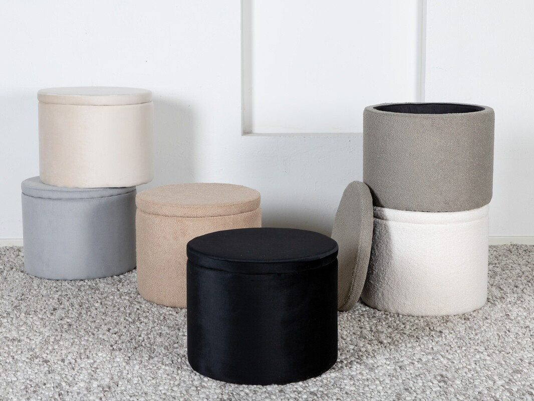 Pufs Dallas 2941 (Melns)