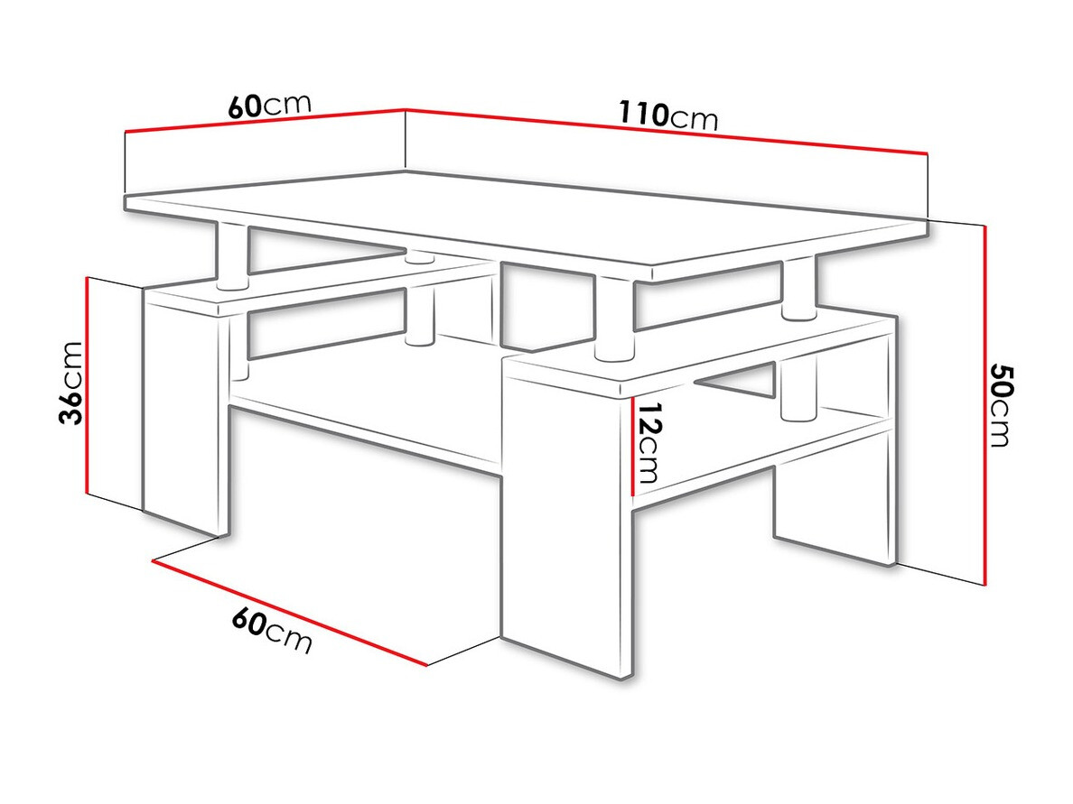 Журнальный столик Providence 124 (Белый)