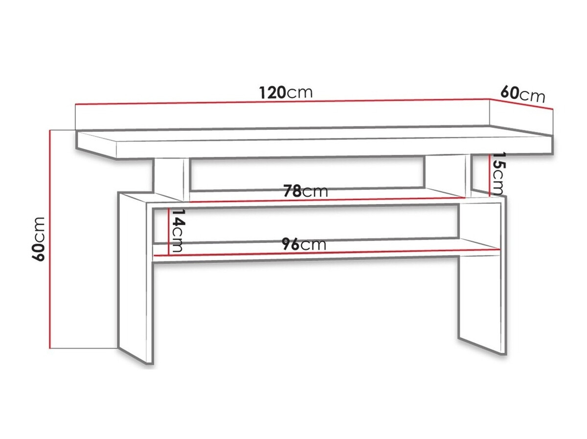 Žurnālu galdiņš Serfeno 109 (Osis)