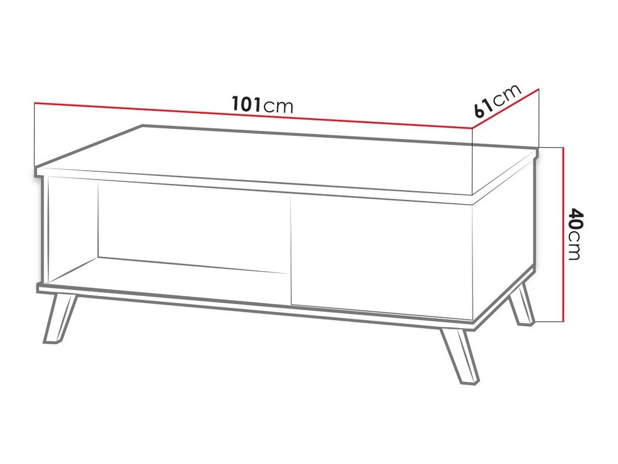 Žurnālu galdiņš Talsere 107