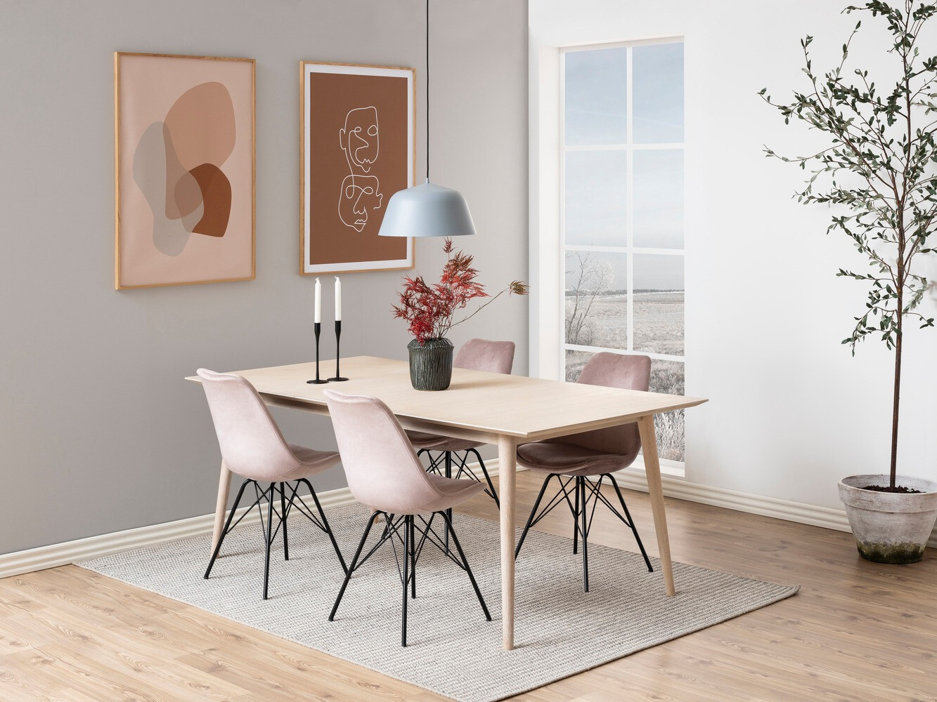 Krēsls Norsica 329 (Dusty rozā)