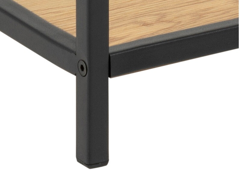 Прикроватная тумбочка Norsica Sevferi 128 (Дикий дуб + Чёрный)