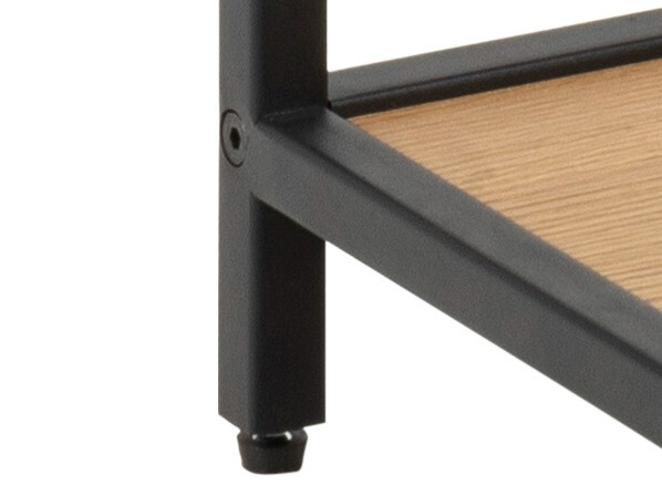 Прикроватная тумбочка Norsica Sevferi 128 (Дикий дуб + Чёрный)