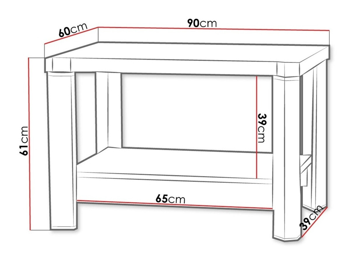 Журнальный столик Lorelie 113 (Сонома Дуб)