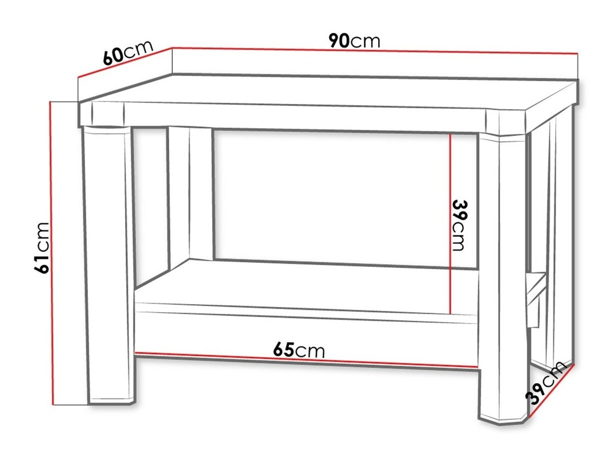 Журнальный столик Lorelie 113 (Трюфель дуб)