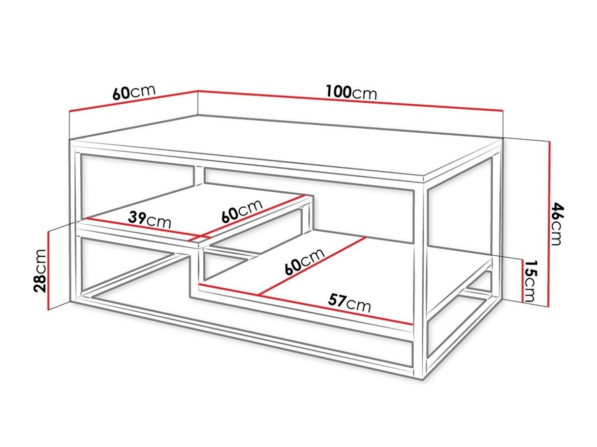 Žurnālu galdiņš Hartford 216