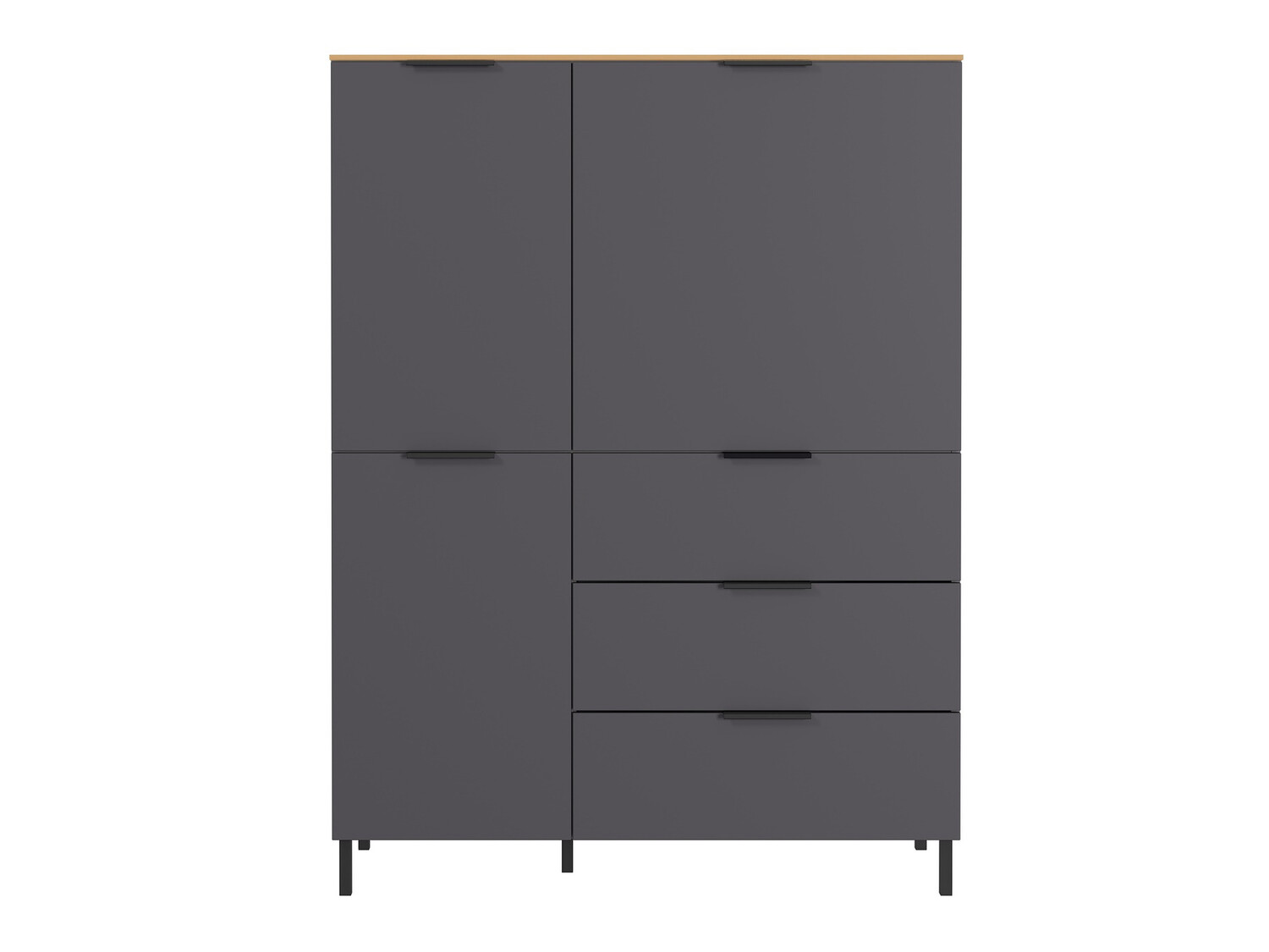 Стеллаж Revteno 100 (Графит + Navarra дуб)