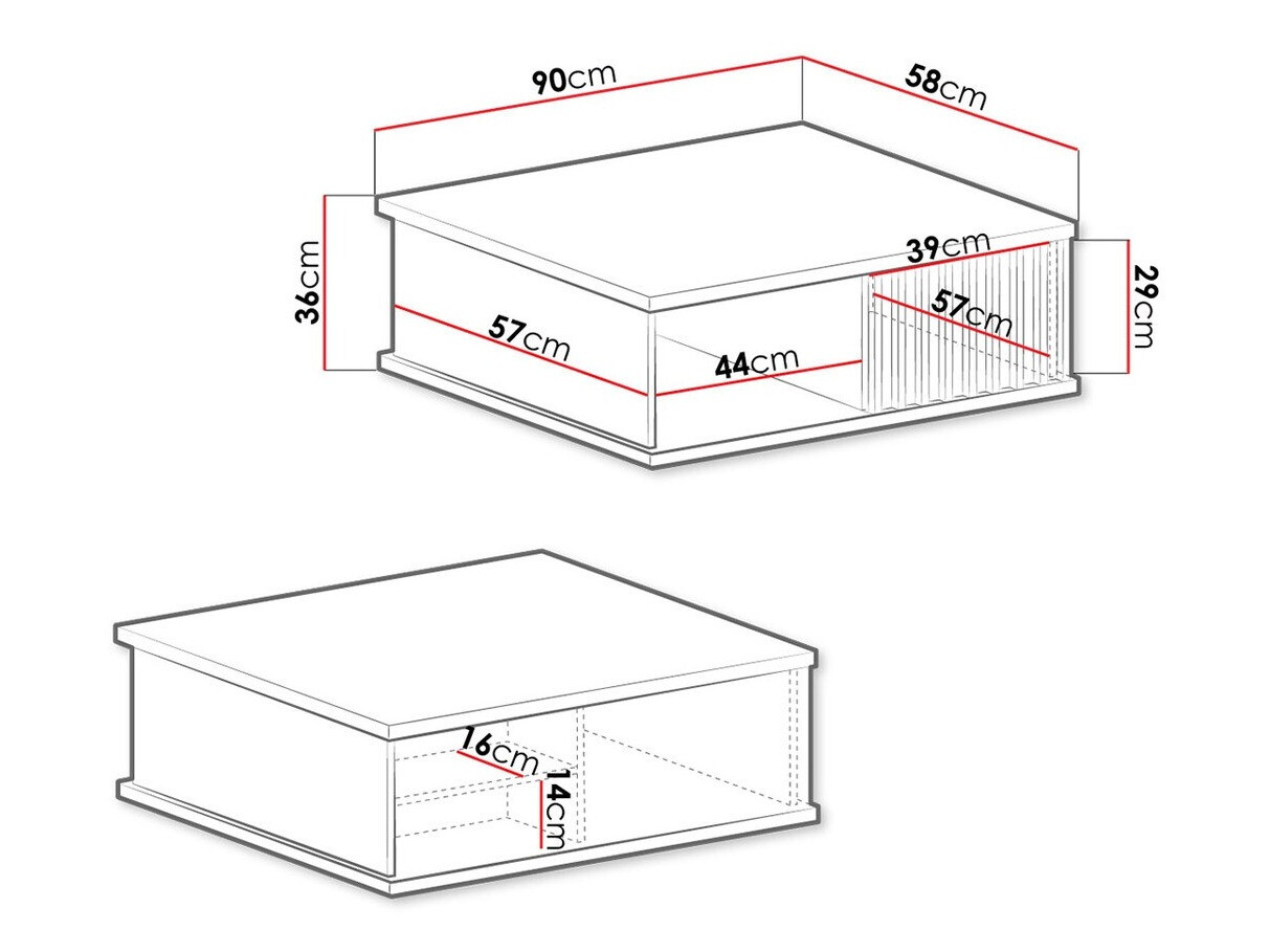 Žurnālu galdiņš Venmava 107