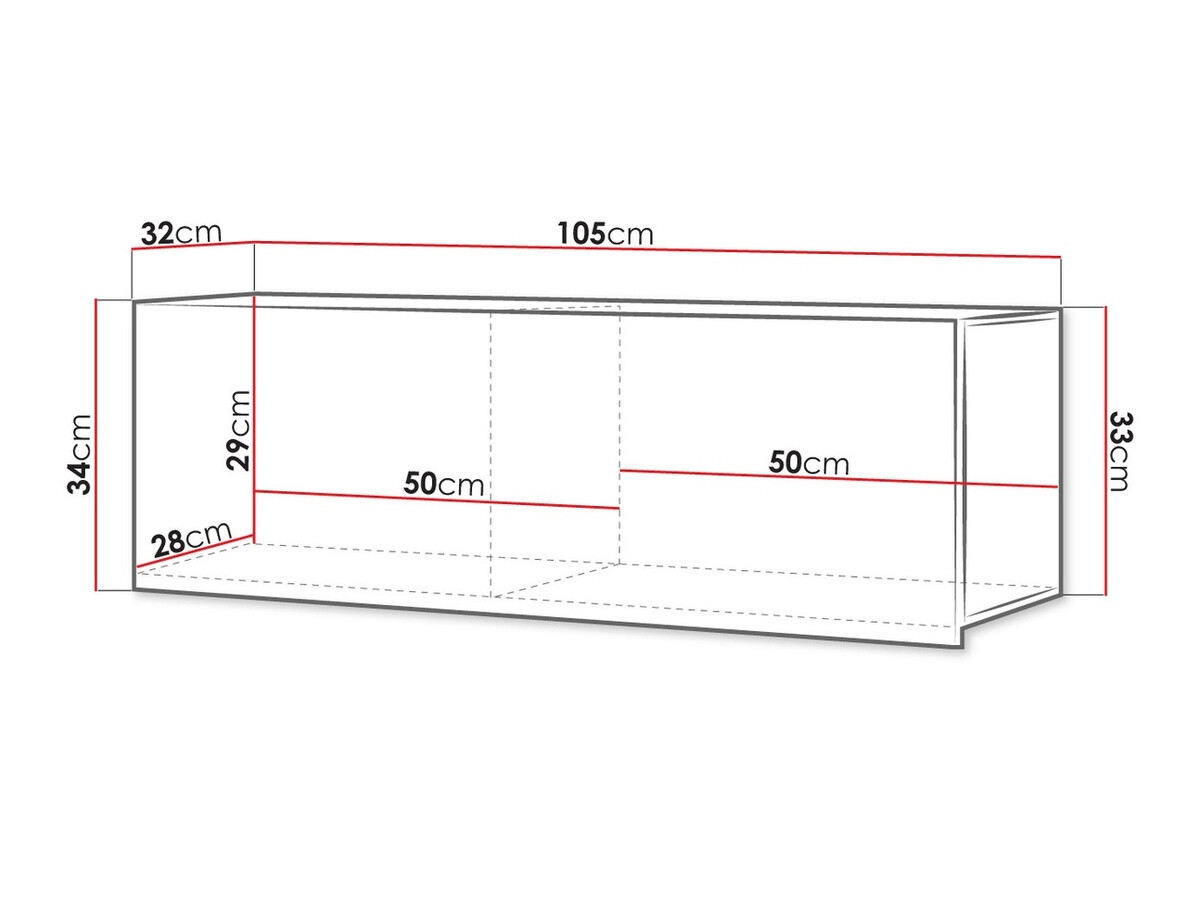 Настенные шкафы Tivdalu 101 (Золотистый дуб)