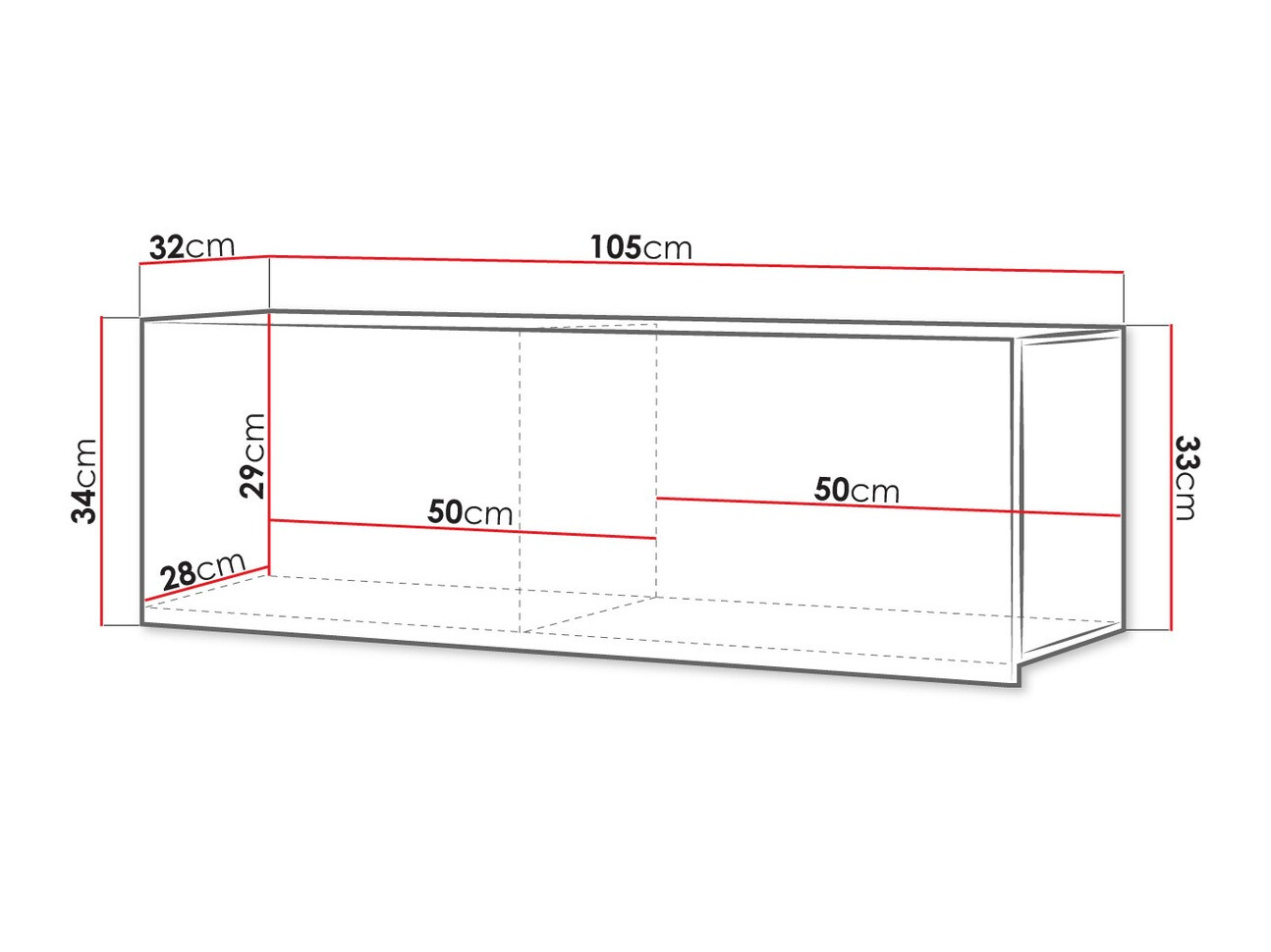 Piekarams skapītis Tivdalu 101 (Balts + Glancēts balts)