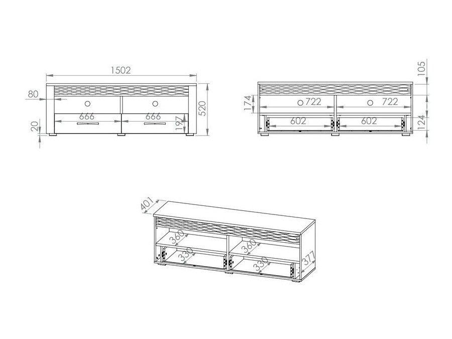 TV galds Flonole 110