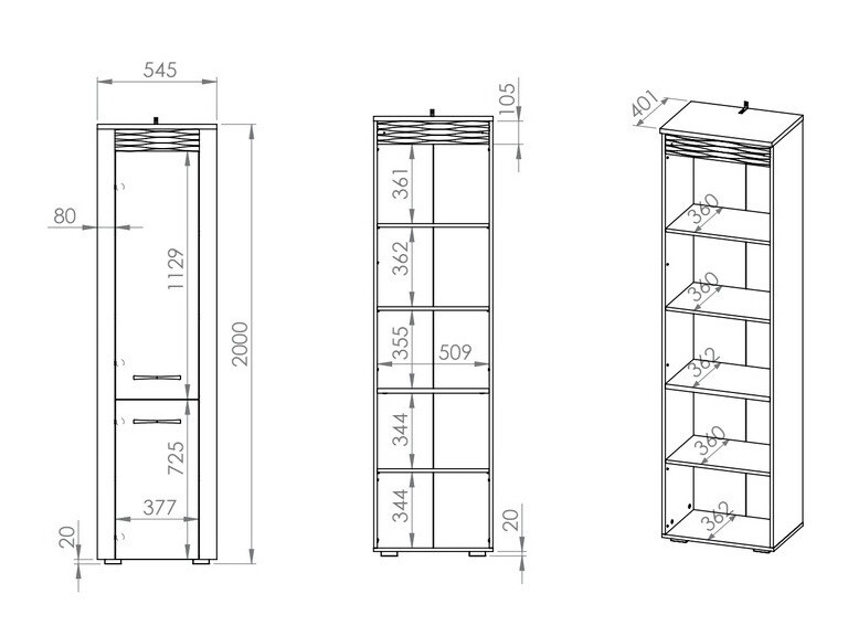 Стеллаж Flonole 101