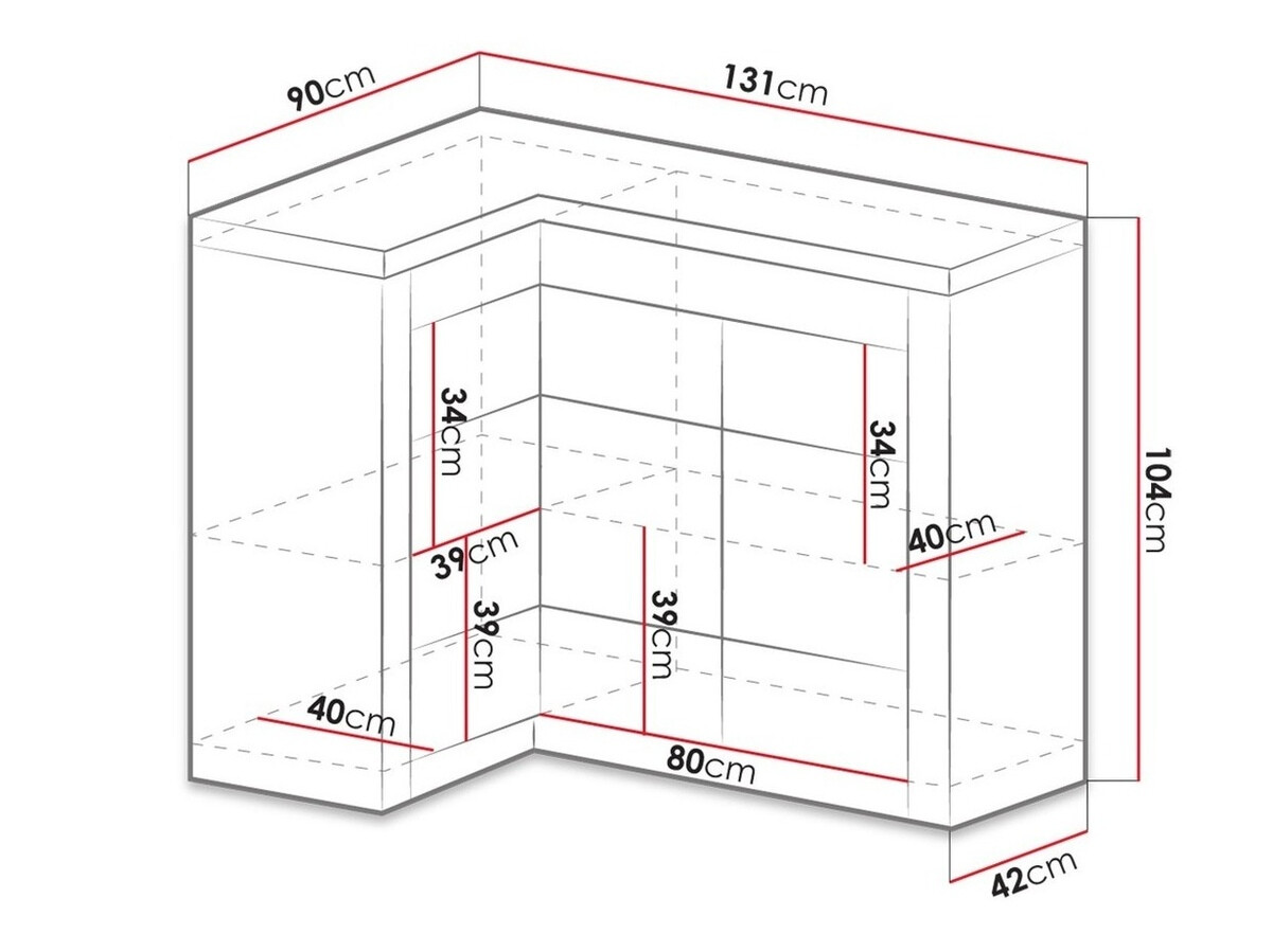 Stūra skapis Serfeno 113 (Osis)