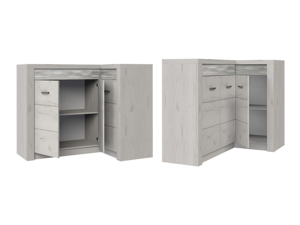 Угловой шкафчик Serfeno 112 (Темный пепел)