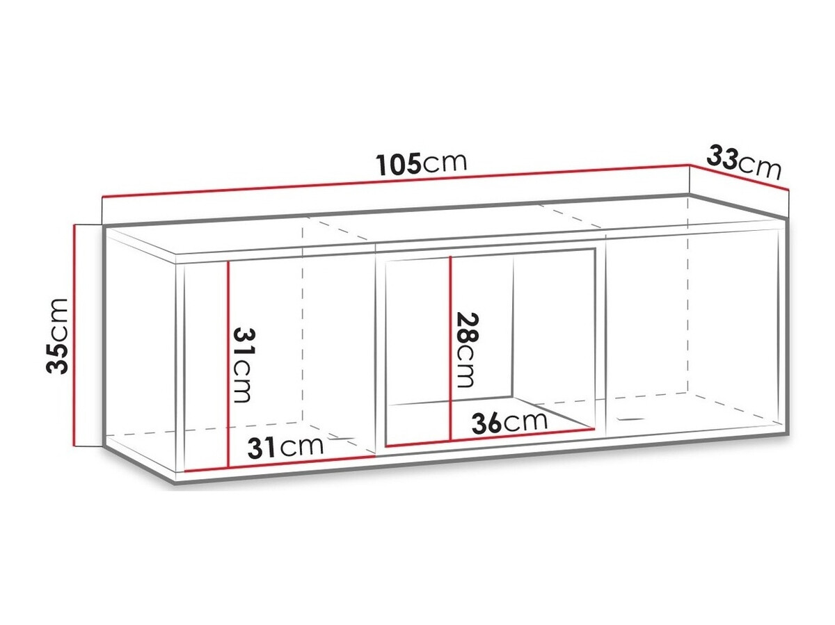 Настенные шкафы Baltesi 111 (Artisan дуб + Чёрный)