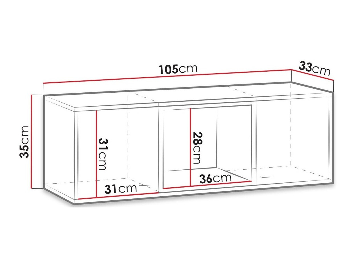 Piekarams skapītis Baltesi 111 (Balts + Artisan ozols)