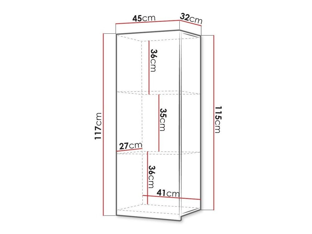 Piekarams skapītis Tivdalu 126 (Melns + Glancēts melns)