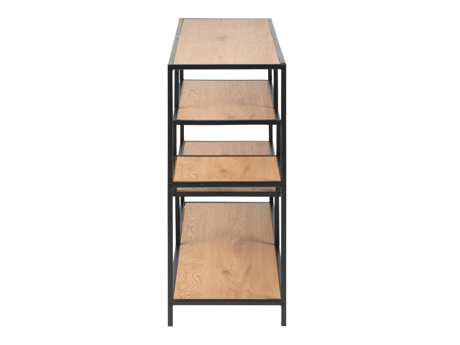 Стеллаж Norsica Sevferi 102 (Дикий дуб + Чёрный)