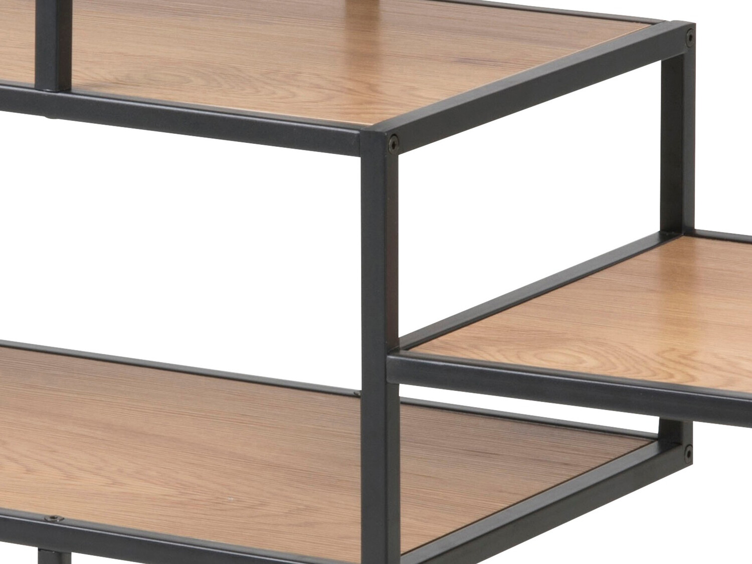 Стеллаж Norsica Sevferi 102 (Дикий дуб + Чёрный)