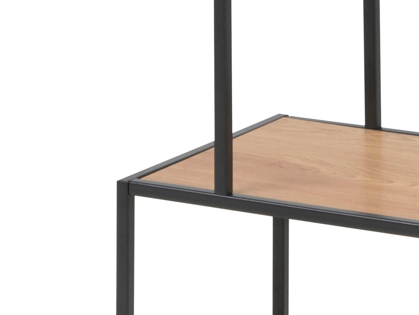 Стеллаж Norsica Sevferi 103 (Дикий дуб + Чёрный)