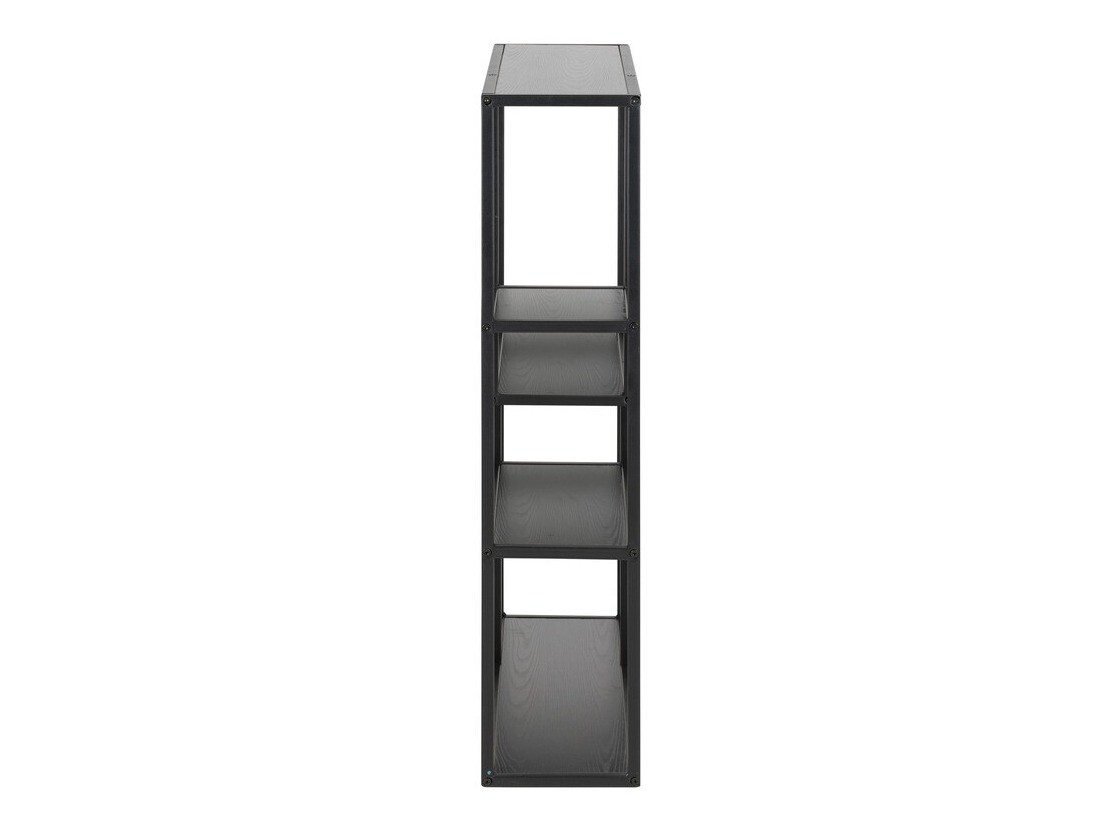 Настенная полка Norsica Sevferi 113 (Черный пепел + Чёрный)