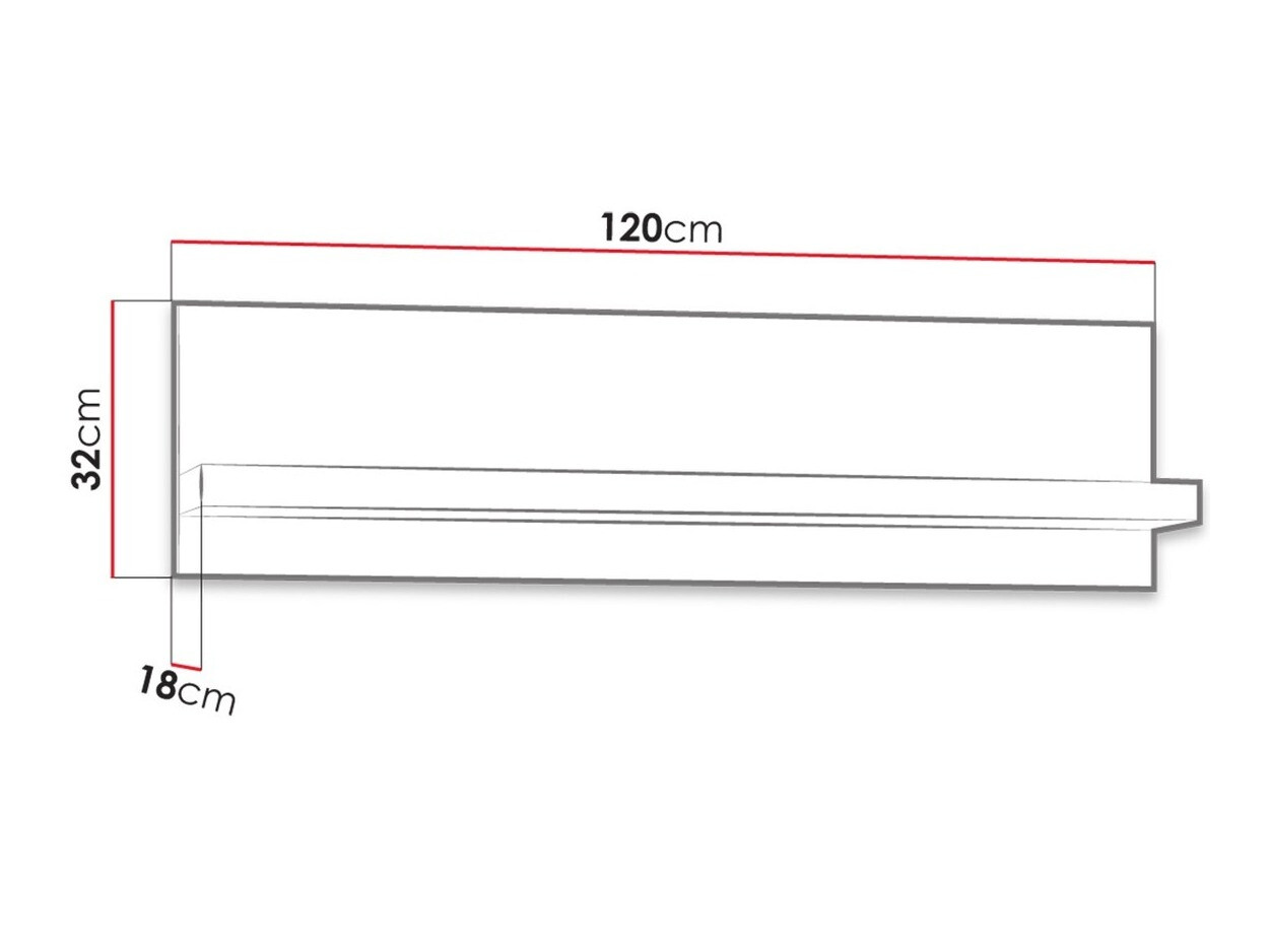 Piekarams plaukts Serfeno 108 (Osis)