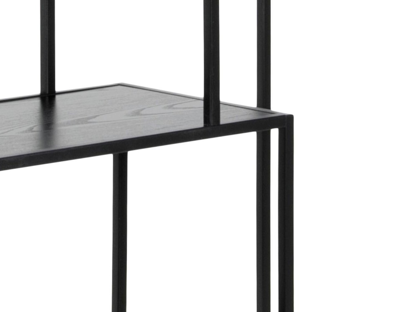 Стеллаж Norsica Sevferi 104 (Черный пепел + Чёрный)