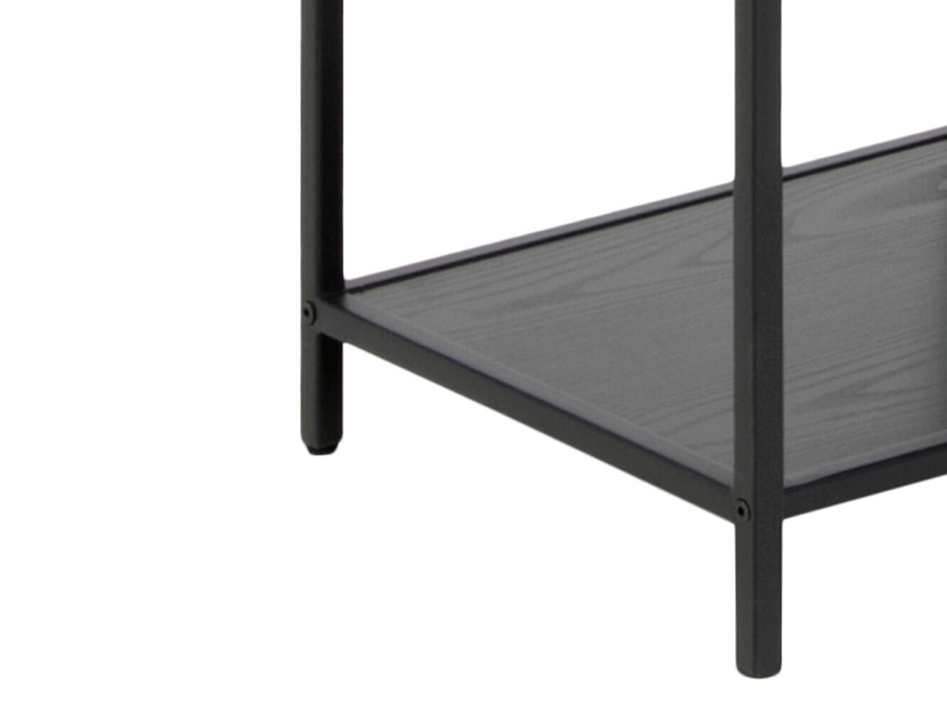 Стеллаж Norsica Sevferi 104 (Черный пепел + Чёрный)