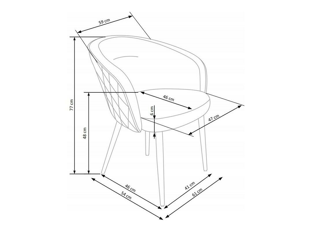 Стул Houston 1230 (Синий)