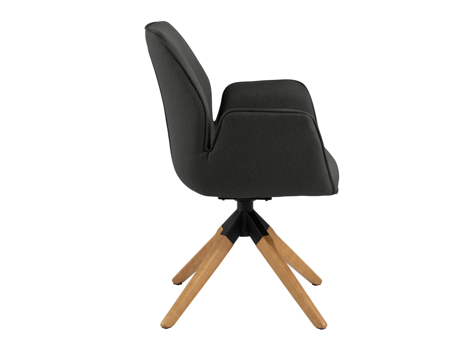 Стул Norsica 391 (Тёмно-серый + Светлое дерево)