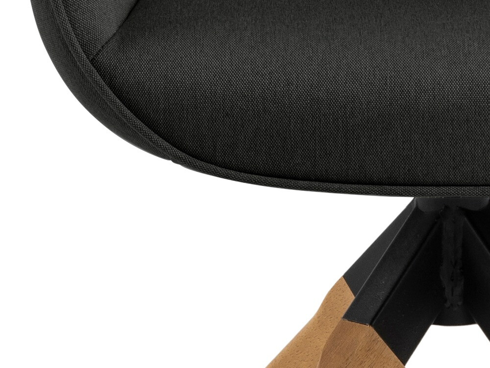 Стул Norsica 391 (Тёмно-серый + Светлое дерево)