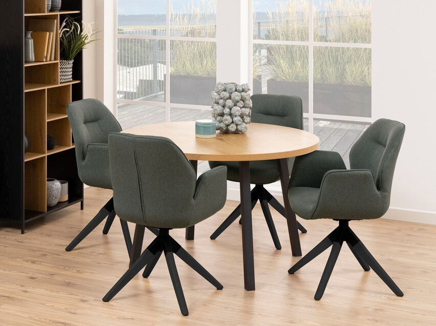 Стул Norsica 392 (Тёмно-серый + Чёрный)