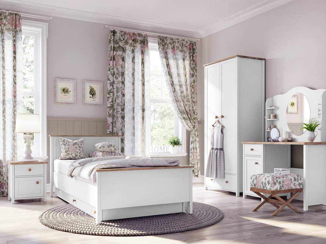 Naktsgaldiņš Romelbo 138 (Balts + Ozols)