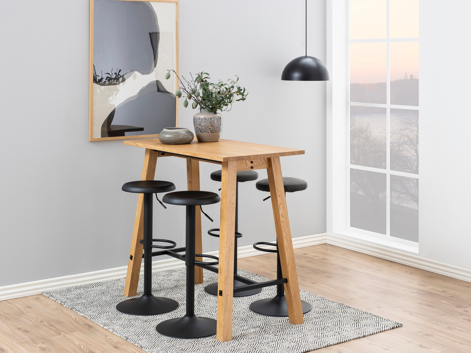 Низкий барный стул Norsica 325 (Антрацит)