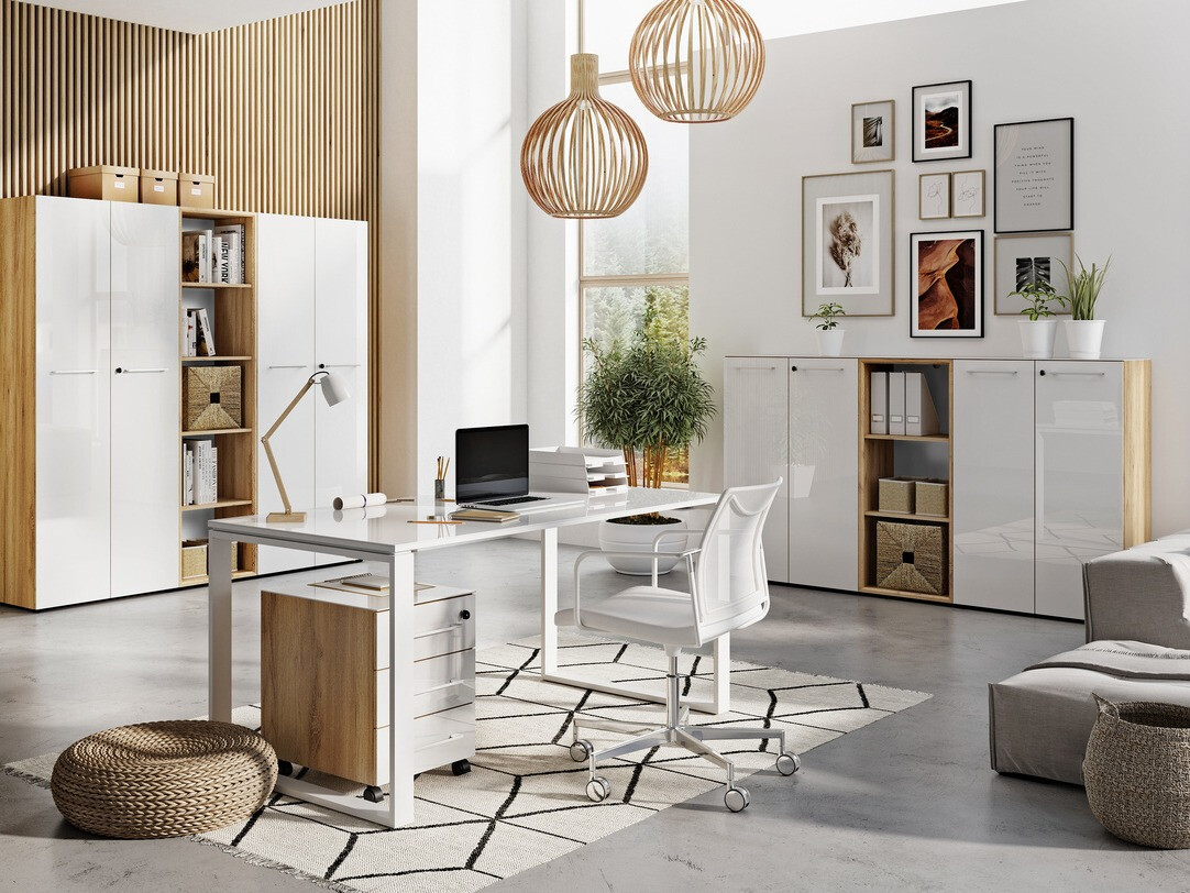 Plaukts Catcamu 103 (Balts + Navarra ozols)