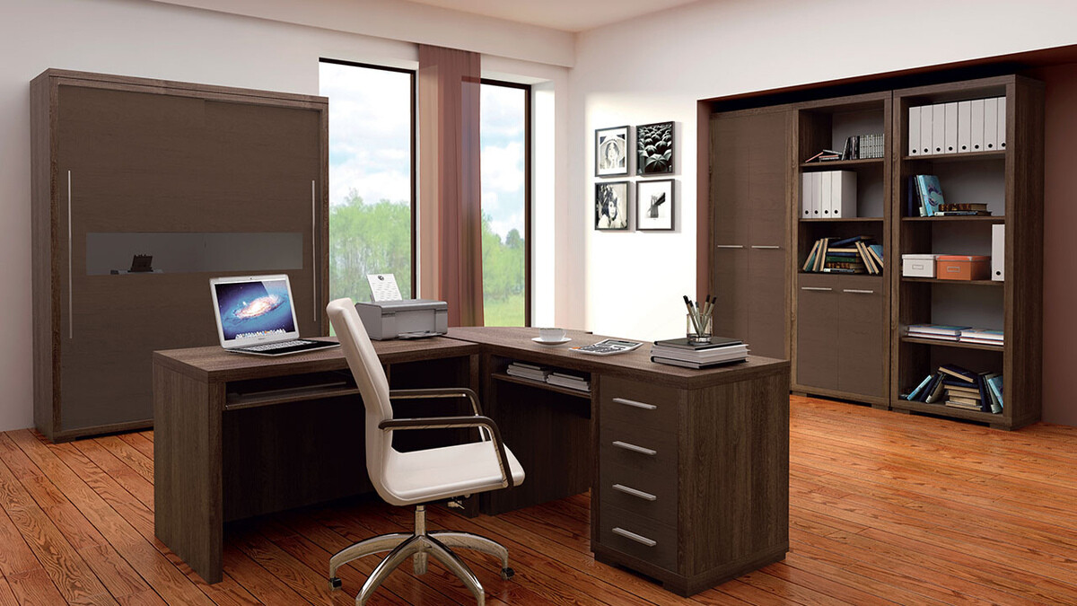 Plaukts Fiomeri 124 (Tumšs santana ozols)