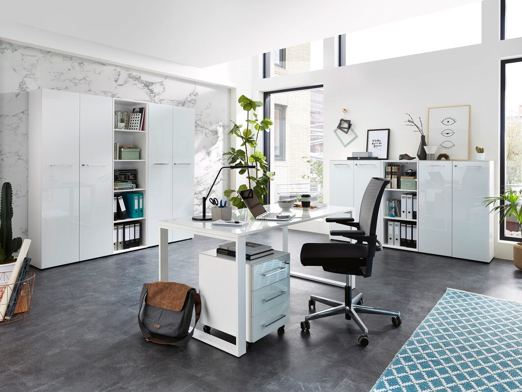 Стеллаж Catcamu 104 (Глянцевый белый)