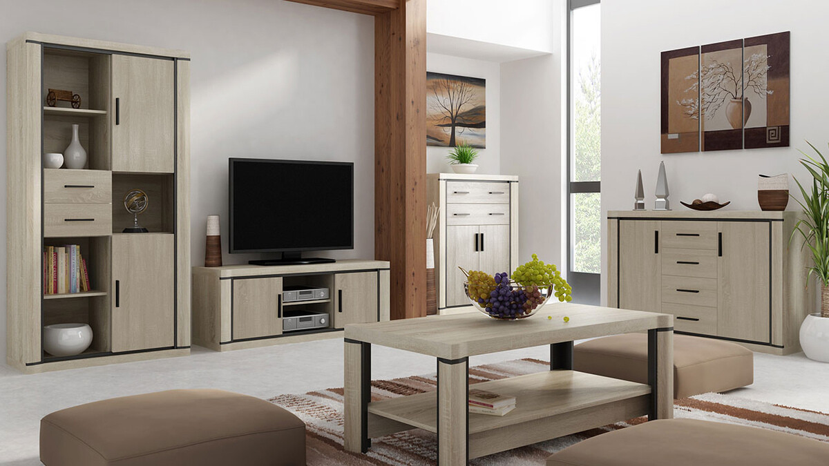 Стеллаж Lorelie 120 (Сонома Дуб)