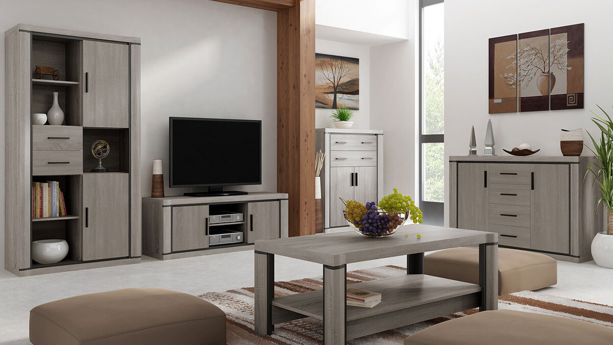 Стеллаж Lorelie 120 (Трюфель)