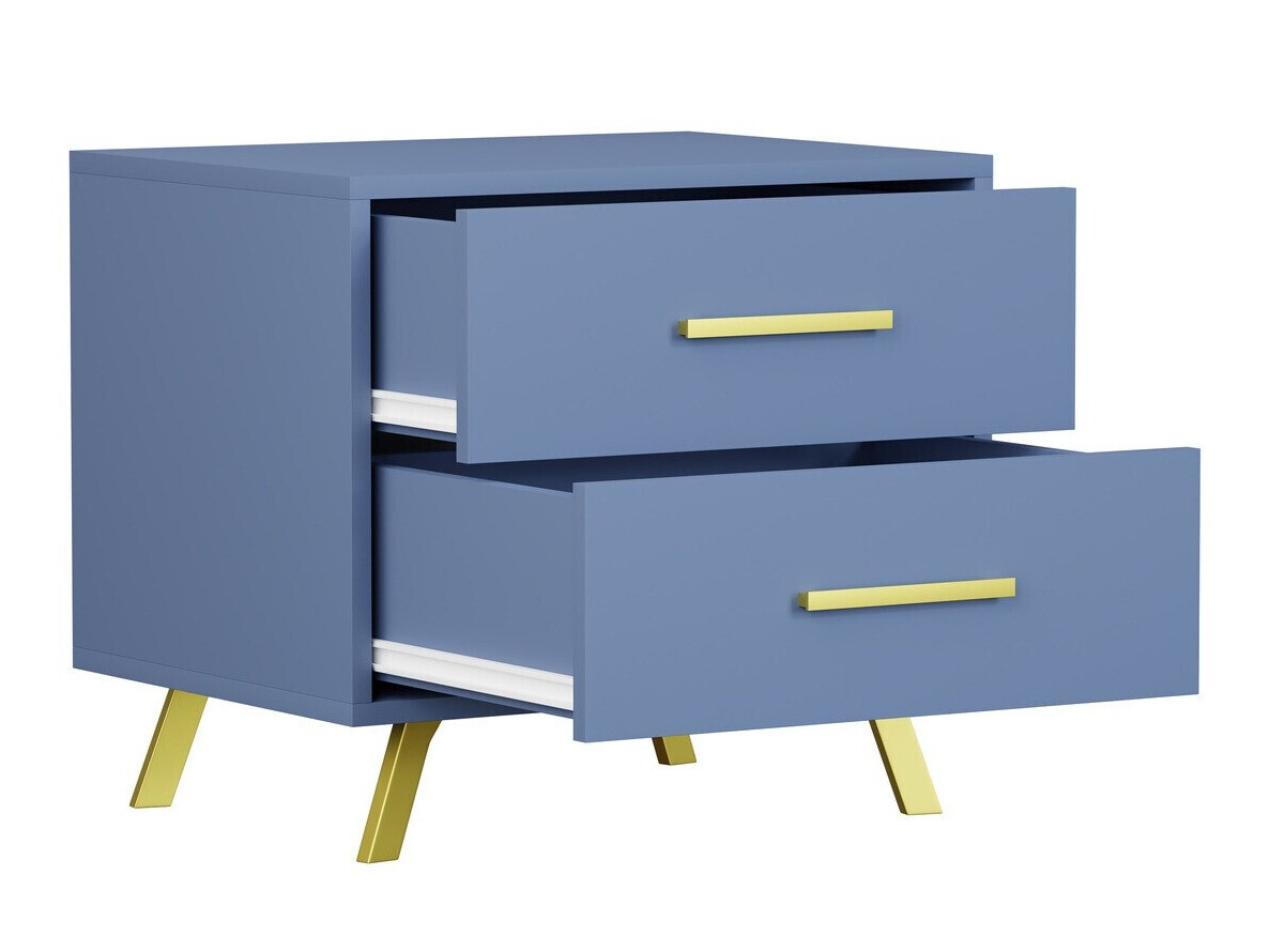 Guļamistabas komplekts Dortivu 154 (Zils + Inari 96)