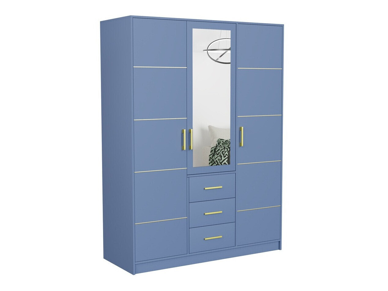 Guļamistabas komplekts Dortivu 154 (Zils + Inari 96)